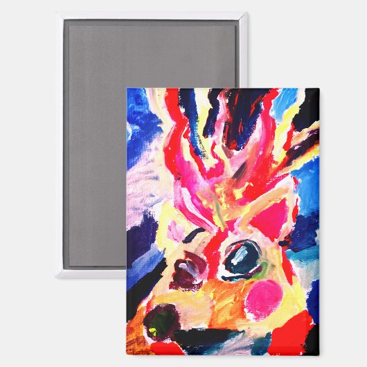 Deer winter joy magneet (Voorkant / Achterkant)