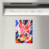 Deer winter joy magneet (Insitu (Vaatwasser))