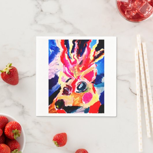 Deer winter joy servet (Insitu)