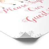 Deer Winter ONEderland Onderteken onze Gast Poster (Hoek)