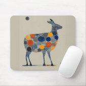 Deer with Colored Circles Muismat (Met muis)