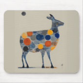 Deer with Colored Circles Muismat (Voorkant)