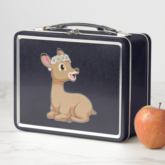 Deer with Daisy Flower (In situ)