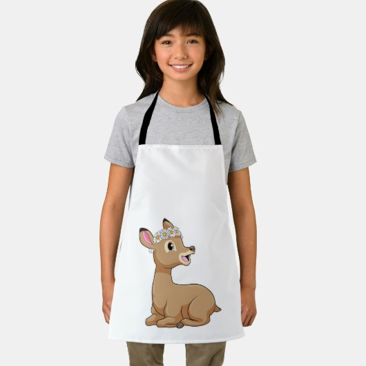 Deer with Daisy Flower Schort (Insitu)