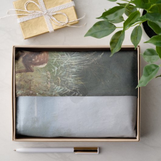  deer-witpapier tissuepapier (Geschenk)