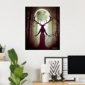 Deer Woman Poster (Thuiskantoor)
