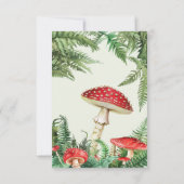 Deer Woodland Animal Baby shower Bedankkaart (Achterkant)