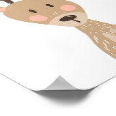 Deer Woodland Animal Nursery Wall Art Print (Hoek)