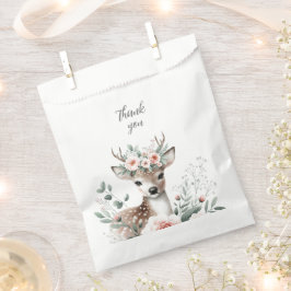Deer Woodland Animals Baby shower Bedankzakje