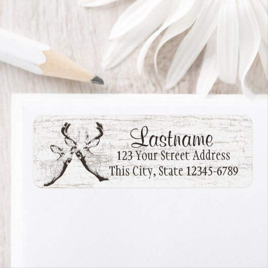 Deer Woodland Birch Etiket (Insitu)