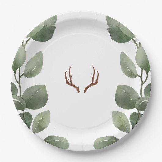 Deer Woodland Paper Bord (Voorkant)