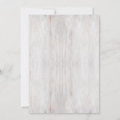 Deer Woodland Pine Forest Baby shower Invitation Kaart (Achterkant)