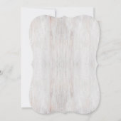 Deer Woodland Pine Forest Baby shower Invitation Kaart (Achterkant)