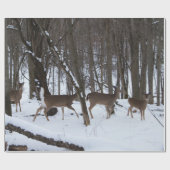 Deer Wrapping Paper Cadeaupapier (Vlak)