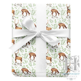 Deer Wrapping Paper Cadeaupapier
