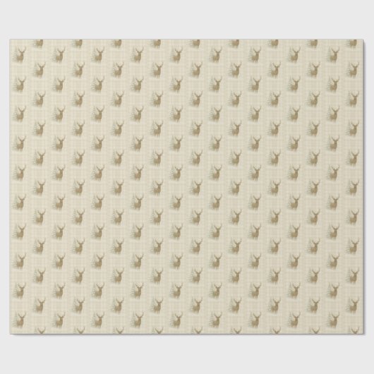 Deer Wrapping Paper Cadeaupapier (Vlak)