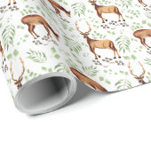 Deer Wrapping Paper Cadeaupapier (Rol Hoek)