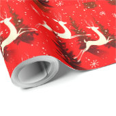 DEER WRAPPINGPAPIER CADEAUPAPIER (Rol Hoek)