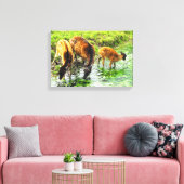 Deerdier Canvas Afdruk (Insitu (Woonkamer))