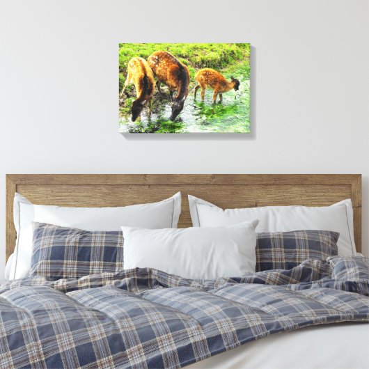 Deerdier Canvas Afdruk (Insitu (Slaapkamer))