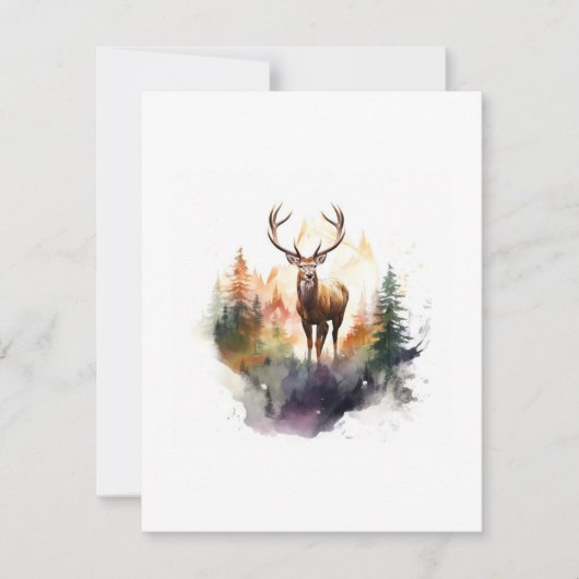 Deere afbeelding vakantieseizoen Kerstwoning wonen Kaart (Voorkant)