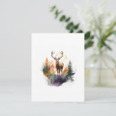 Deere afbeelding vakantieseizoen Kerstwoning wonen Kaart (Staand voorkant)