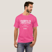 Deerfield Beach FL Florida throwback T-shirt (Voorkant volledig)
