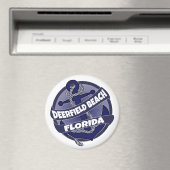 Deerfield Beach Florida anchor swirl magnet (Insitu (Vaatwasser))