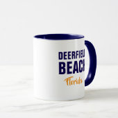 Deerfield Beach Florida koffiemok Mok (Voorkant rechts)