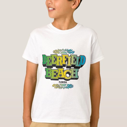 Deerfield Beach jaren '70 T-shirt (Voorkant)