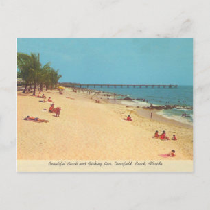 Deerfield Beach, strand van Florida Briefkaart