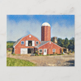 Deerfield Boerderij Briefkaart
