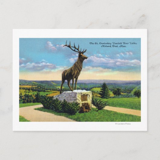 Deerfield River Valley op het Mohawk-spoor Briefkaart (Voorkant)