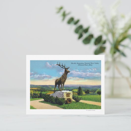 Deerfield River Valley op het Mohawk-spoor Briefkaart (Staand voorkant)