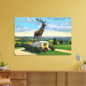 Deerfield River Valley op het Mohawk-spoor Canvas Afdruk (Insitu (Woonkamer))