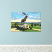 Deerfield River Valley op het Mohawk-spoor Canvas Afdruk (Insitu (Houten vloer))