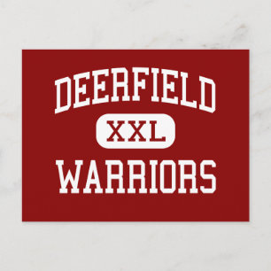 Deerfield - Warriors - High-Deerfield Illinois Briefkaart