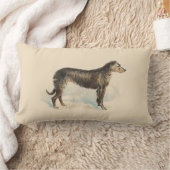 Deerhound-afdrukroze Kussen (Deken)