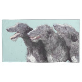 Deerhound trio-kussenhoezen kussensloop (Voorkant)