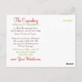 Deerie Forest Grand Opening Briefkaart (Achterkant)