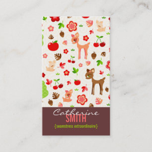 Deerie Forest (verticaal) Visitekaartje