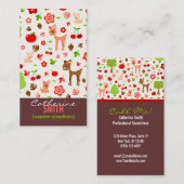 Deerie Forest (verticaal) Visitekaartje (Voorkant / Achterkant)