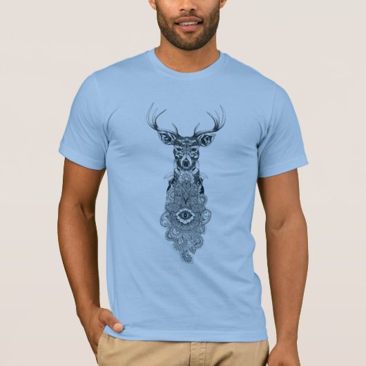 Deerly Beloved Totem Deer T-shirt (Voorkant)