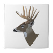 Deerprofiel Tegeltje (Voorkant)