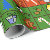 Deers and etc., Wrapping Paper NEW 2021 Cadeaupapier (Rol Hoek)