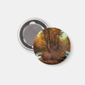 Deers by a Woodland Stream Magneet (Voorkant / Achterkant)