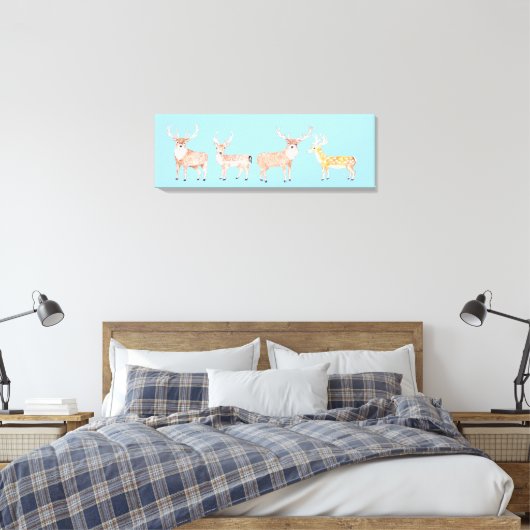Deers Canvas Afdruk (Insitu (Slaapkamer))