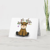 Deers Feestdagen Kaart (Achterkant)