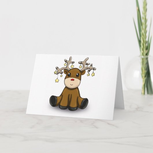 Deers Feestdagen Kaart (Voorkant)