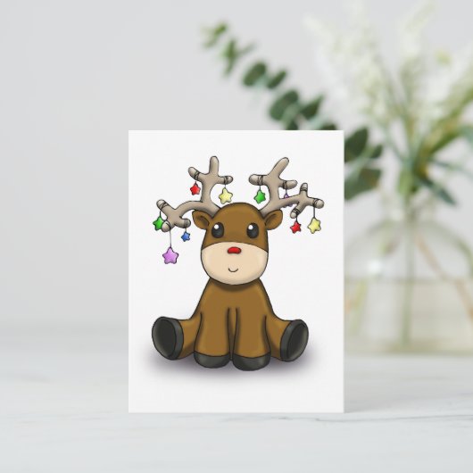 Deers Feestdagenkaart (Staand voorkant)